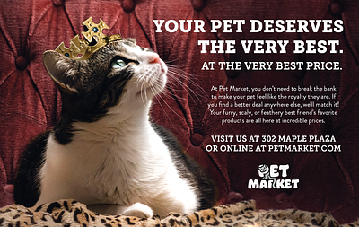 Pet Market Magazine Ad advertising branding design graphic design