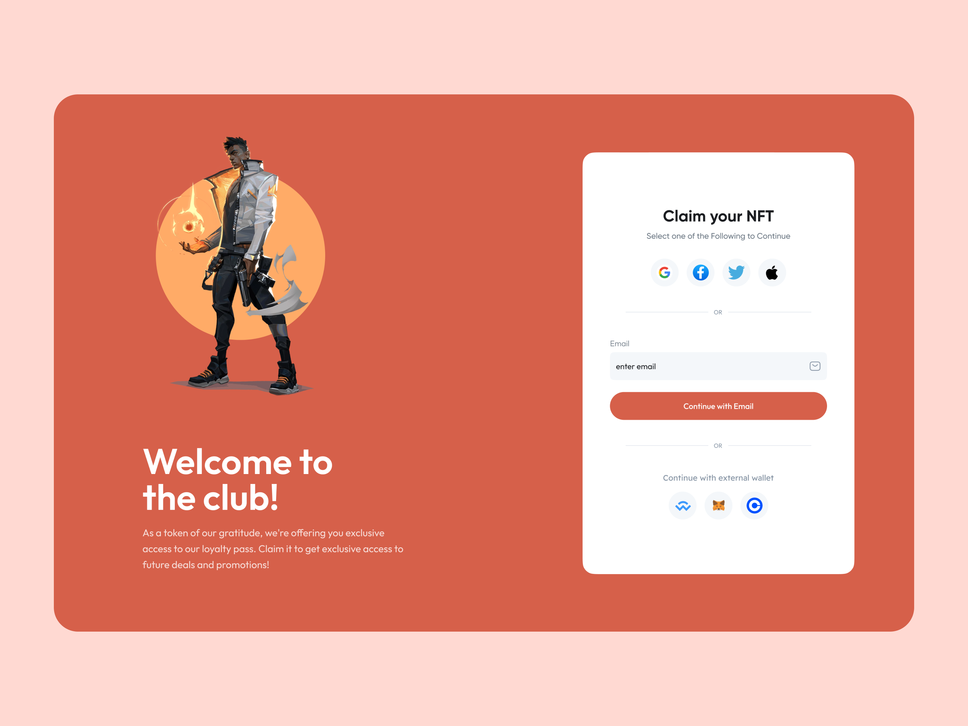 Web3 Sign up! branding design designer illustration logo ui ui ux uidesign uiux webdesign
