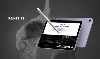 Landing page for a ballet school brand identity branding design graphic design landing page ui ux web