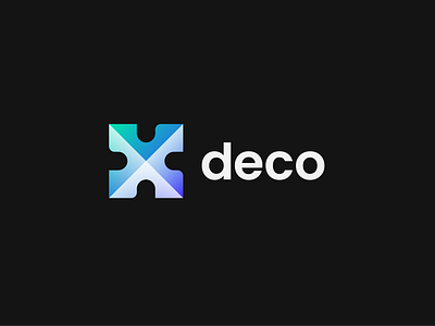 deco Logo concept brand identity branding clean logo logo design minimal modern typography