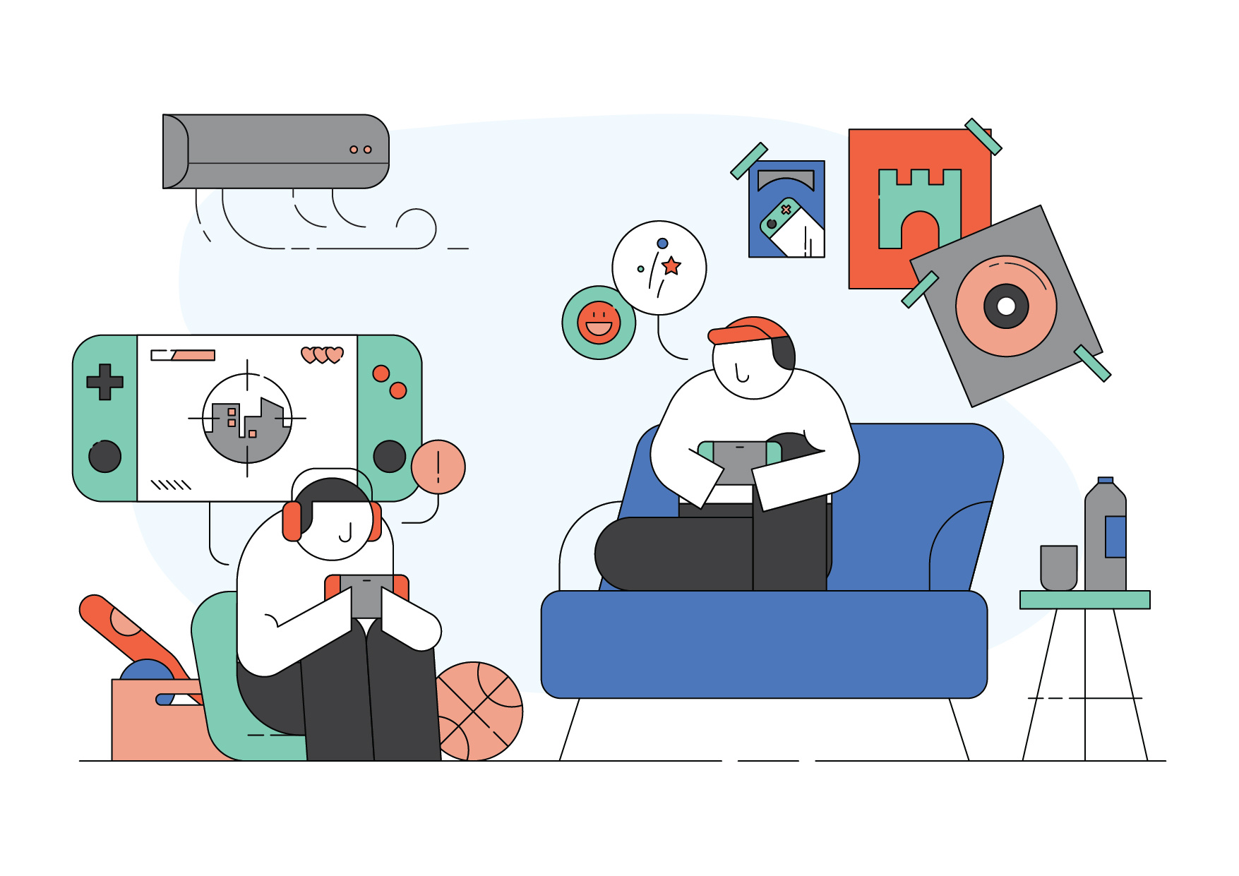 Gaming artwork design designstripe gaming graphicdesign illustration minimalist vector