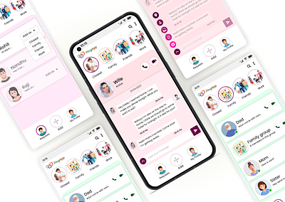 PingApp - The chatting application app chat chatting closestone colleagues design dribbble family figma friemds illustration logo love mobile ping space ui vector wife work