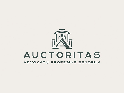 "Auctoritas" logo a logo law logo lawyer logo logo logotype