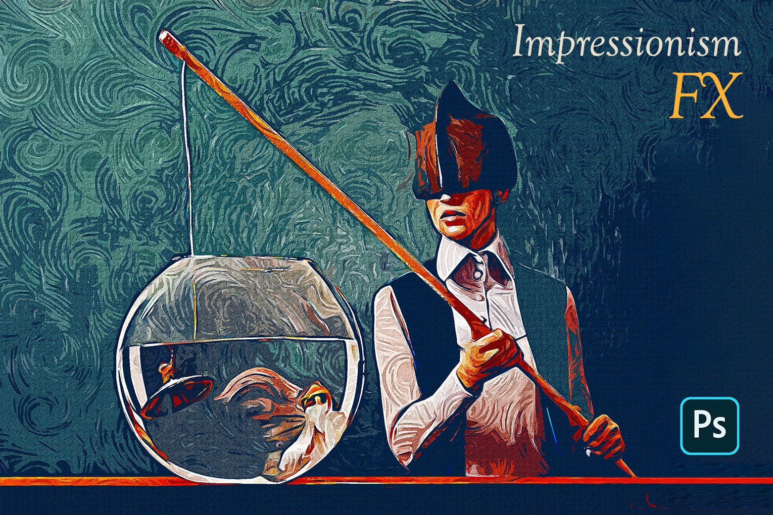 Impressionism Paint FX - PS Add-On action artistic action artwork action automatic impressionism impressionist paint action paint art paint effect painted painterly painting action photoshop plugin van gogh vfx