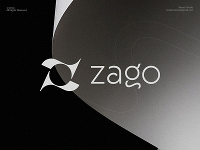 Zago®ㅤㅤ/ Logo Design beauty branding clothing cosmetics custom design fashion folio icon initial letter lettermark logo logo design logotype spa typography vector venos studio wordmark