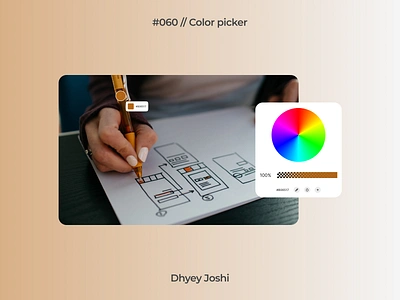 Day 060 - Color picker 060 branding challenges colorpicker community dailyui design figma illustration logo mobile ui ux website