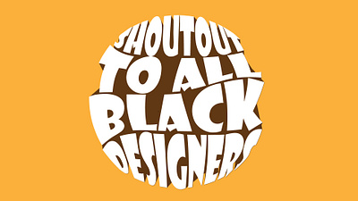 Shoutout to all black designers abode abstract art design illustration