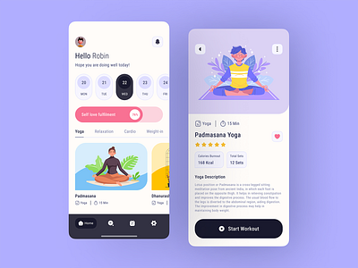 Revitalize Your Busy Life with Our Wellness App branding design graphic design illustration logo typography ui ux vector visual design wellness app wellness app design