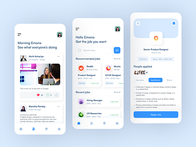 Connect and Empower with Our Women-Only Professional App graphic design job search app social media app ui ux visual design women empowerment women only social media app
