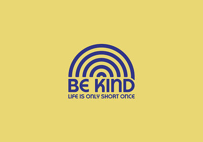 Be Kind branding design graphic design merchandise pride rainbow vector