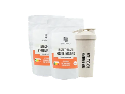 Edible insect protein startup branding design edible insects foodsupplement graphic design label logo