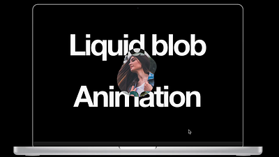 Liquid blob animation (Figma) animation blobanimation design figma liquid ui ux