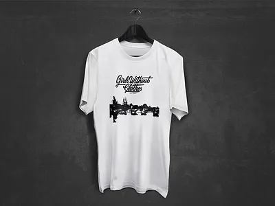 Girls Without Clothes T-shirt design contest with Prague theme brand branding design girlswithoutclothes graphic design lovebrand t shirt tshirt tshirtdesign