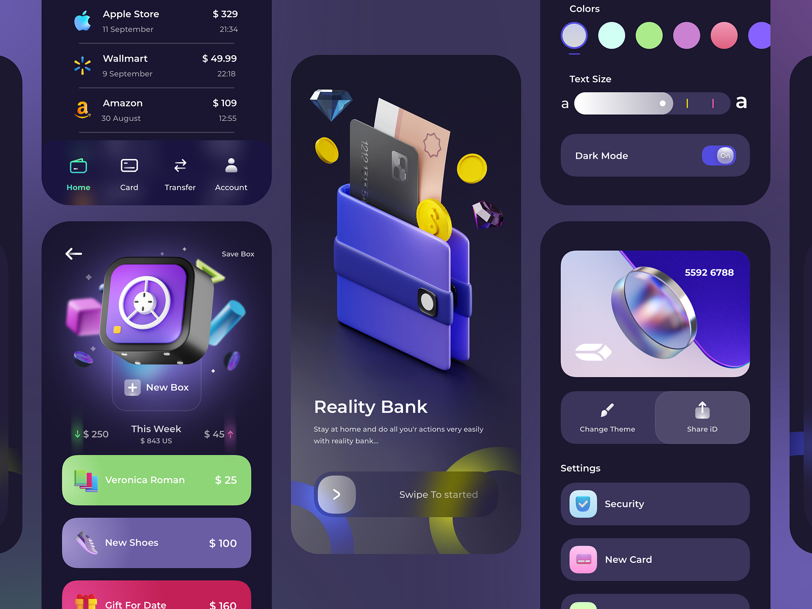 Reality Bank (Ui) by Reza Sepand on Dribbble