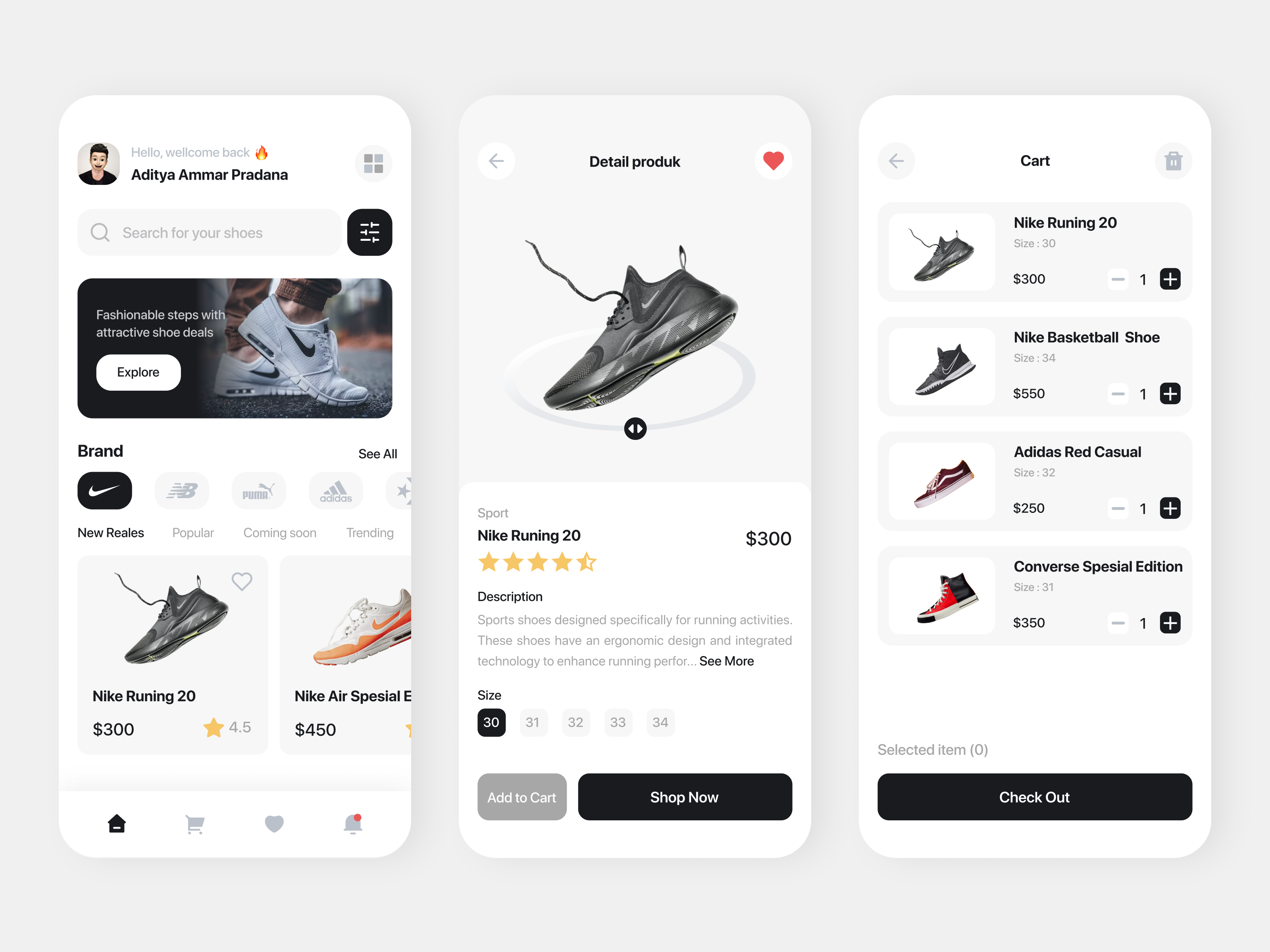 Tokoku - Shoe Store Mobile Apps app apps branding clean design design mobile mobile apps mobile inspiration shoe store shoes shoes store typography ui ui design ui ux design uiux ux
