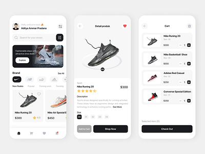 Tokoku - Shoe Store Mobile Apps app apps branding clean design design mobile mobile apps mobile inspiration shoe store shoes shoes store typography ui ui design ui ux design uiux ux