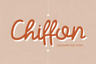 Chiffon | Handwriting Font design font fonts graphic design handwriting handwritten lettering letters typeface