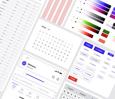 Design System design design system figma ui ui design uiux design