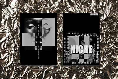 Niche Magazine branding editorial graphic design layout magazine design music print design typography