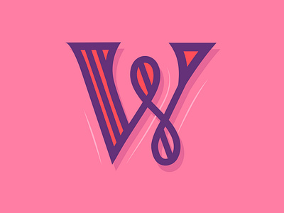 36 Days of Type - W 36 days of type illustration letter w lettering typography w