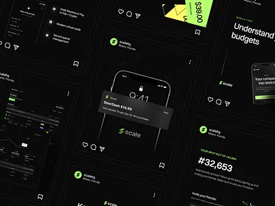 Startup - Instagram Social Media ads agency branding feed graphic design identity instagram instagram banner instagram template logo marketing minimal mockup pack promotion social media ads template typography ui web