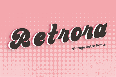 Retrora | Vintage Retro Font app branding design font fonts graphic design handwriting handwritten illustration lettering letters logo sans serif serif typeface ui