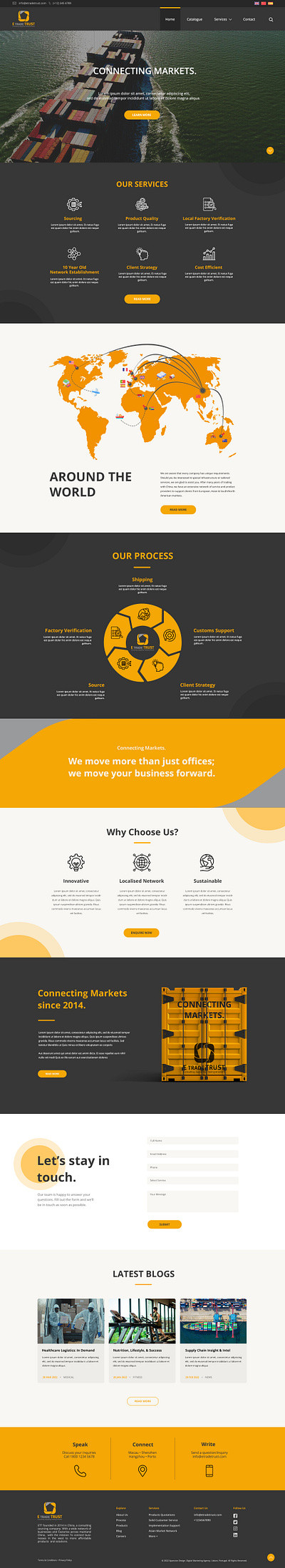 Web Design & Branding - Sourcing Business branding illustration logo style guide web design website