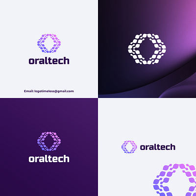 Letter O Logo for OralTech app branding design graphic design illustration letter o letter o logo logo logo designer logo timeless modern logo tech logo technology logo typography ui ux vector