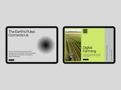 YARA - Fertilizer and Farming Website ai clean design digital farming minimal modern tech technology ui ux web website