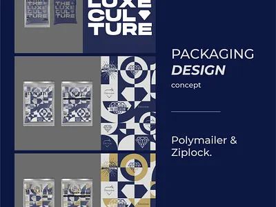 Packaging Design | Polymailer & Ziplock 2d branding design graphic design packaging polymailer promotion shop ziplock