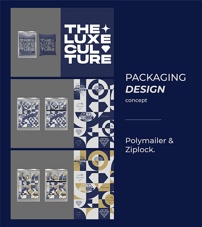 Packaging Design | Polymailer & Ziplock 2d branding design graphic design packaging polymailer promotion shop ziplock