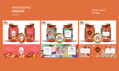 Packaging Design | Sticker Label 2d adobe illustrator branding graphic design illustration label packaging promotion shop