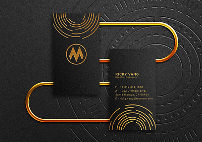 Business Card Design - Ricky Vang branding design graphic design