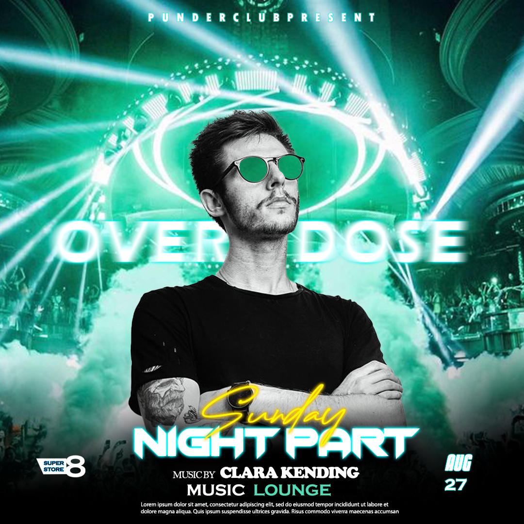 NIGHT PARTY FLYER DESIGN branding clubbing creative design event promotion flyer marketing graphic design music events night party flyer design nightparty party advertising social media marketing