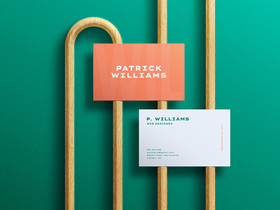 Business Card Design - Patrick Williams branding design graphic design