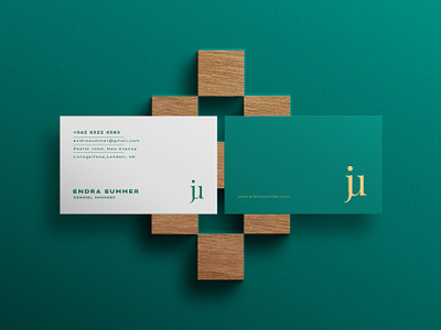 Business Card Design - Endra Summer branding design graphic design