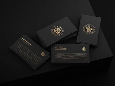 Bsiness Card Design - Aila Farguson branding design graphic design