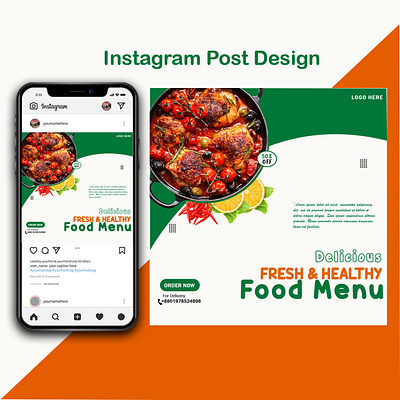 Instagram Post Design For Food House advertisiment advertisingdesign creativedesign graphic design instagrampostdesign instgramstories socialmediadesign socialmediamarketing