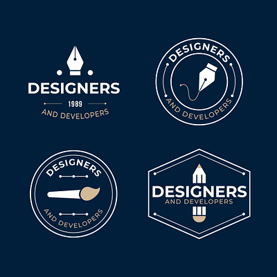 Logo Design - Designers + Developers branding design graphic design illustration logo