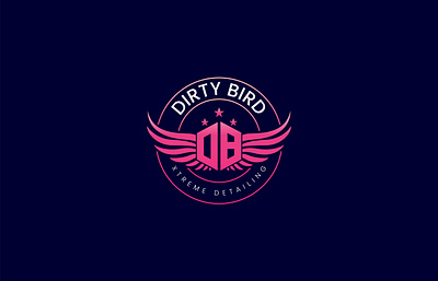 Dirty Bird Xtreme Detailing Logo Design auto repair logo automobile automotive logo branding car logo car wash logo detailing logo logo design