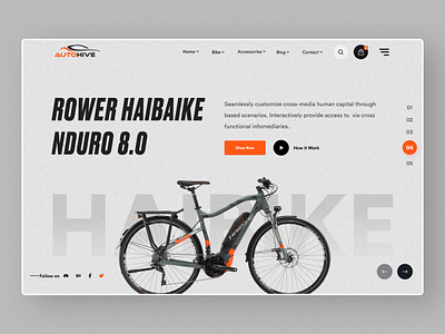 Bike landing page, ebike, website design, uiux, bicycle bicycle bike design e bike electric bike electric vehicle electronic bicycle haibike homepage landing page layout product typography ui uidesign user experience user interface uxdesign website wireframe
