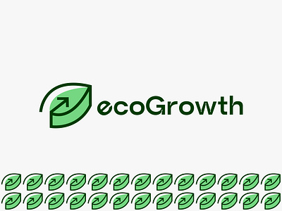 ecoGrowth logo design branding business commercial company custom logo design eco graphic design green illustration leaf logo logo designer nature professional typography vector