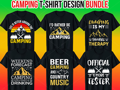 Hiking T-Shirt Design Bundle branding custom design graphic design illustration logo newshirtr svg tshirt tshirtdesign tshirtdesignpng typography vector vintage