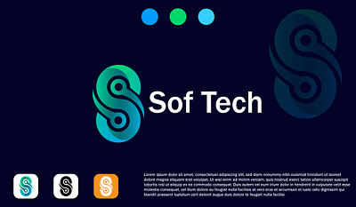Sof Tech Logo Design ✓ 3d animation art branding design graphic design illustration logo logo design motion graphics ui web design