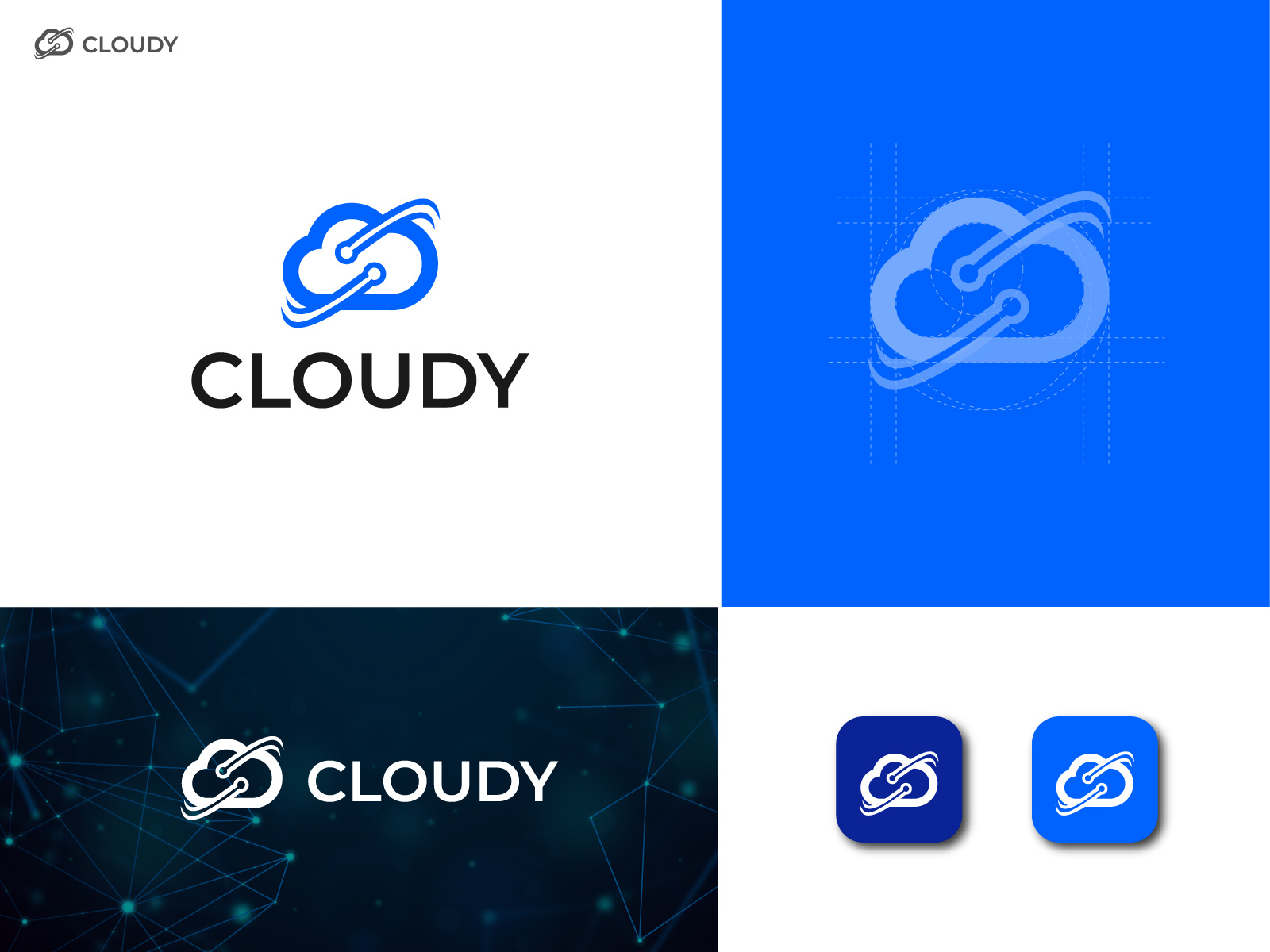 Logo, Logo Design, Modern logo, Brand Identity, Cloudy logo by Vect ...