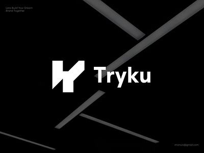 Tryku Logo a b c d e f g h i j k l m n blockchain branding geometric icon identity letter logo lettering logo logo design logomark logotype modernism o p q r s t u v w x y z saas symbol t logo tech typography web3 logo