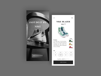 Shoes Store App✨ app design mobile shoes ui ux