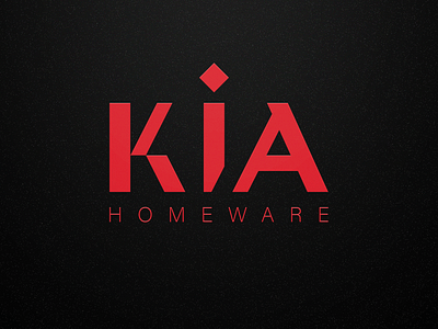 LogoDesign - KIA Homeware branding design graphic design logo typography