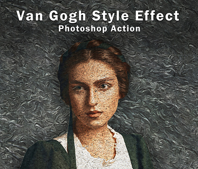 Van Gogh Style Effect - Photoshop Action actions art artistic artwork canvas creative drawing effect impressionism media mixed paint photo photoshop professional sketch texture van gogh vincent watercolor