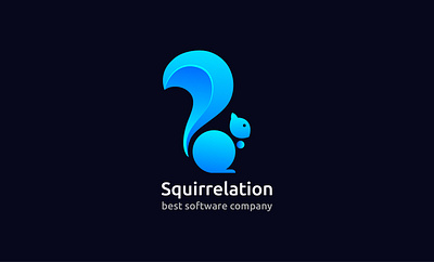 SQUIRRELATION LOGO 3d animation app awesome logo best logo brand brand identity branding creative logo design graphic design icon illustration logo logo design motion graphics typography ui ux vector